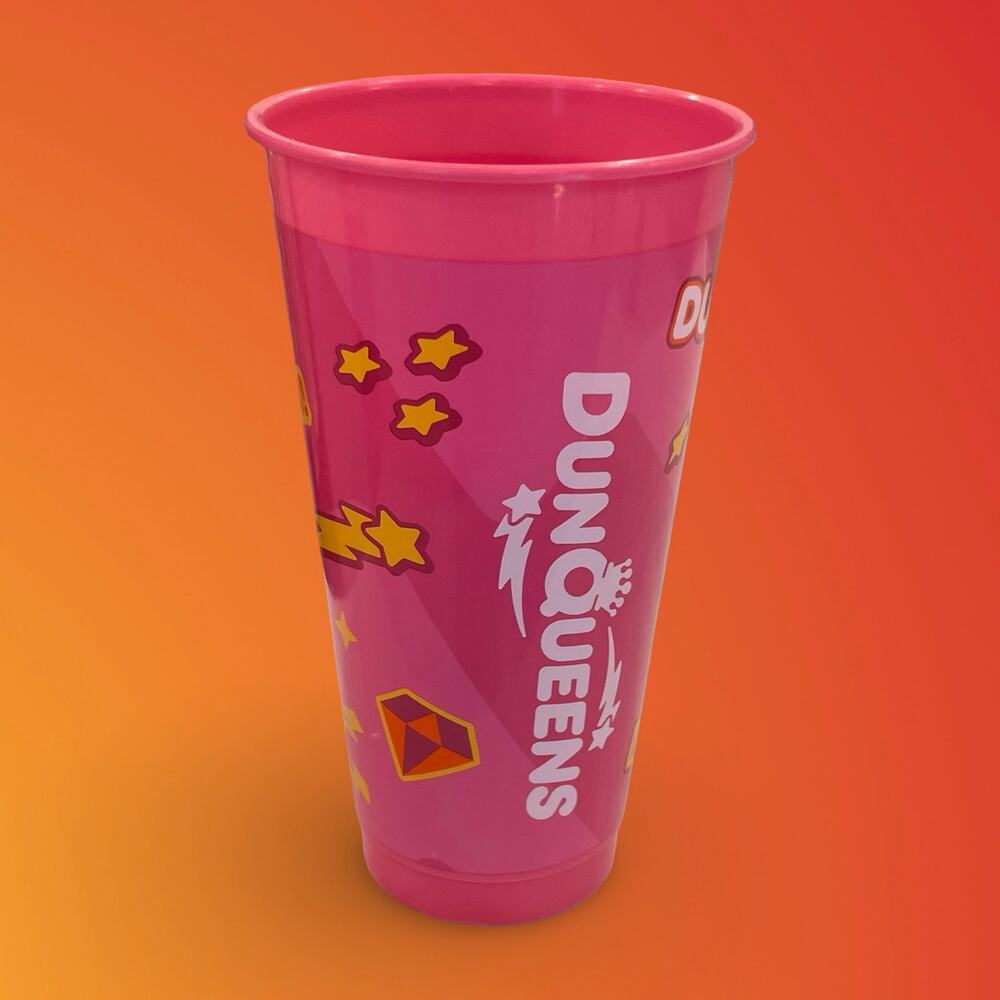 Dunkin 2025 DunQueens Acrylic Tumbler 24oz Replacement Cup ONLY No Lid No Straw